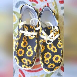 Hey Dude Replica Sunflower shoes